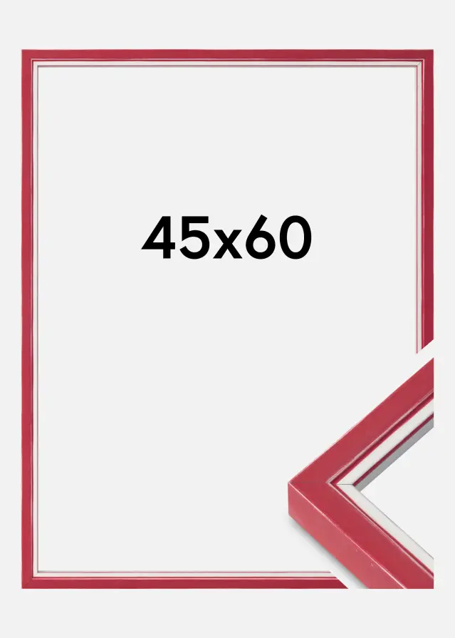 Cornice Diana Acrilico Rosso 45x60 cm