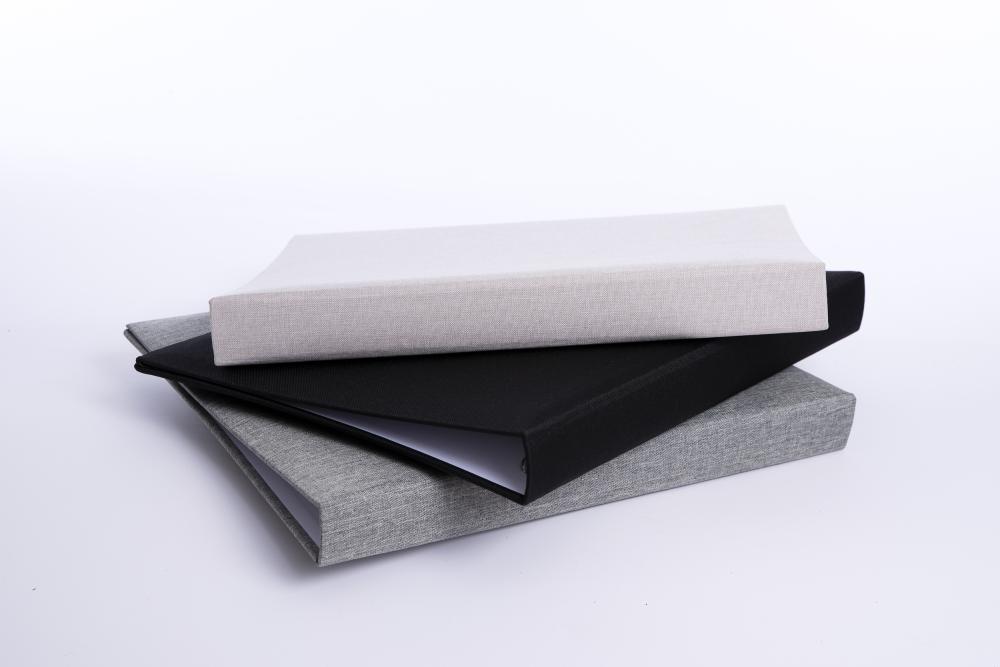 Base Line Canvas Raccoglitore ad anelli - Grigio