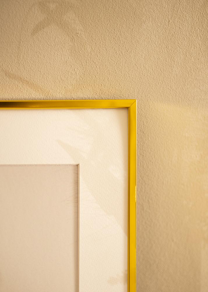 Cornice in alluminio Vetro acrilico Oro 21x29,7 cm (A4)