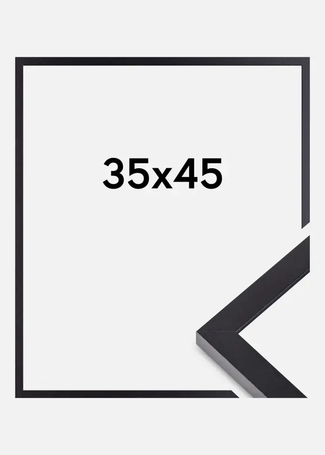 Cornice Selection Vetro acrilico Nero 60x70 cm