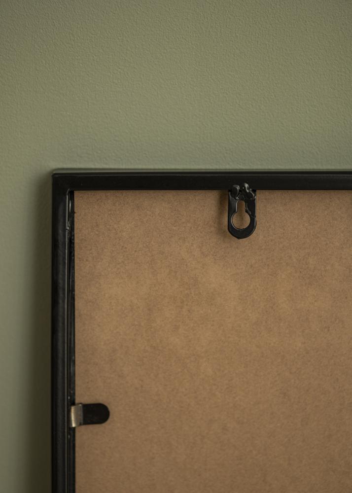 Specchio Window Nero 70x100 cm