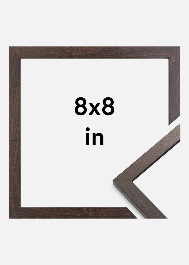 Cornice Trendy Vetro Acrilico Noce 8x8 inches (20,3x20,3 cm)