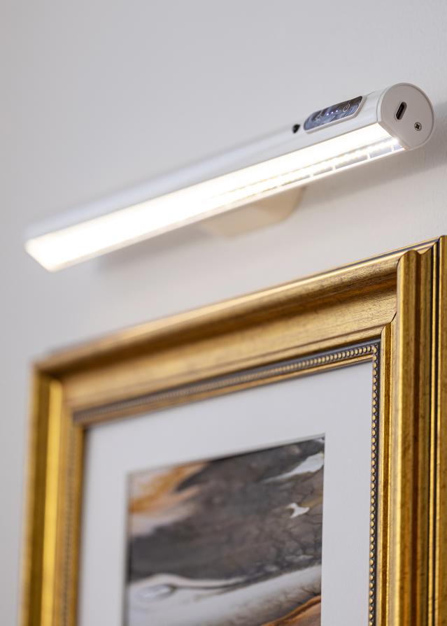 KAILA Illuminazione per quadri a batteria 35 cm - Bianco