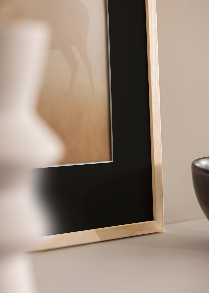 Cornice Galant Pino 30x30 cm - Passe-partout Nero 8x8 inches