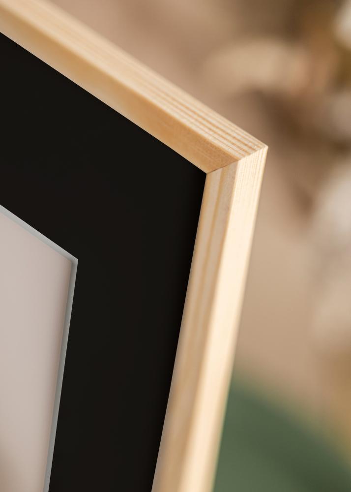 Cornice Galant Pino 30x30 cm - Passe-partout Nero 8x8 inches