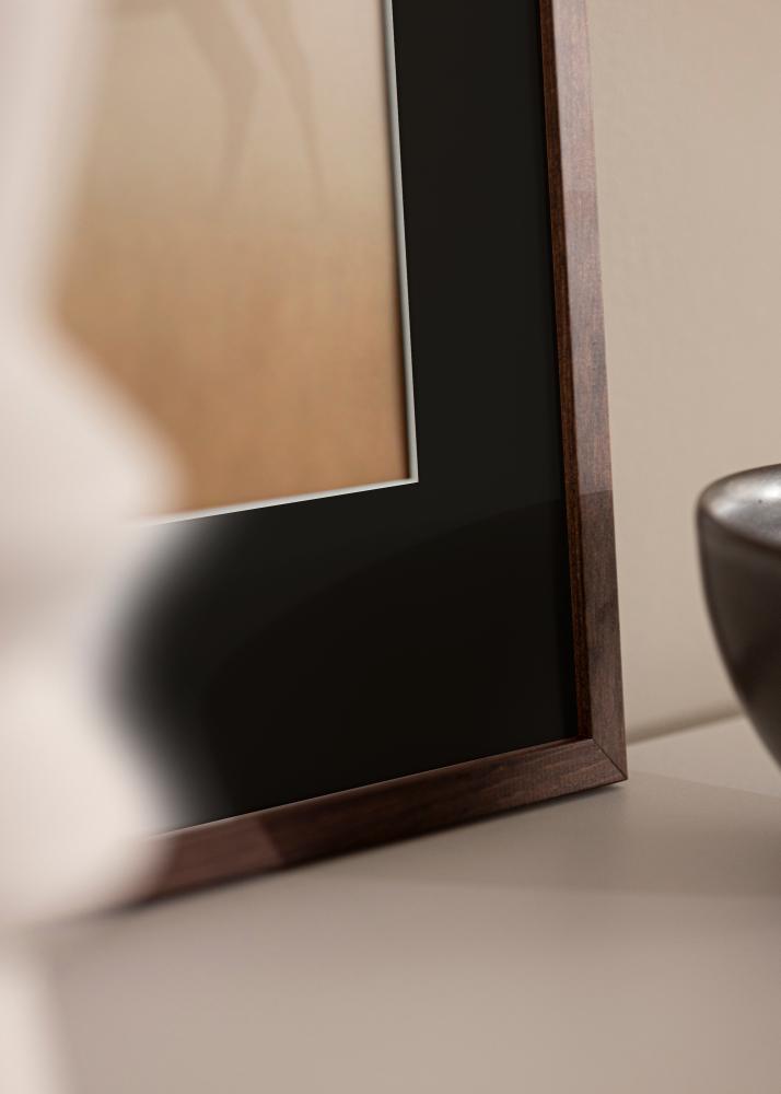 Cornice Galant Noce 50x70 cm - Passe-partout Nero 33x56 cm