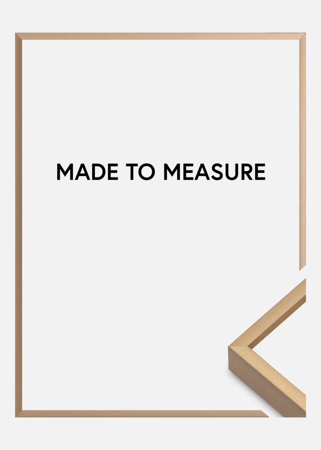 Cornice Nielsen Premium Alpha Spazzolato Ambra - Dimensioni personalizzabili