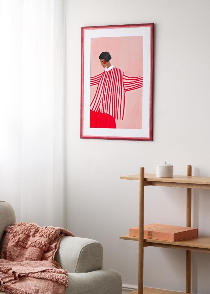 Cornice Cornwall Vetro acrilico Rosso scuro 30x30 cm