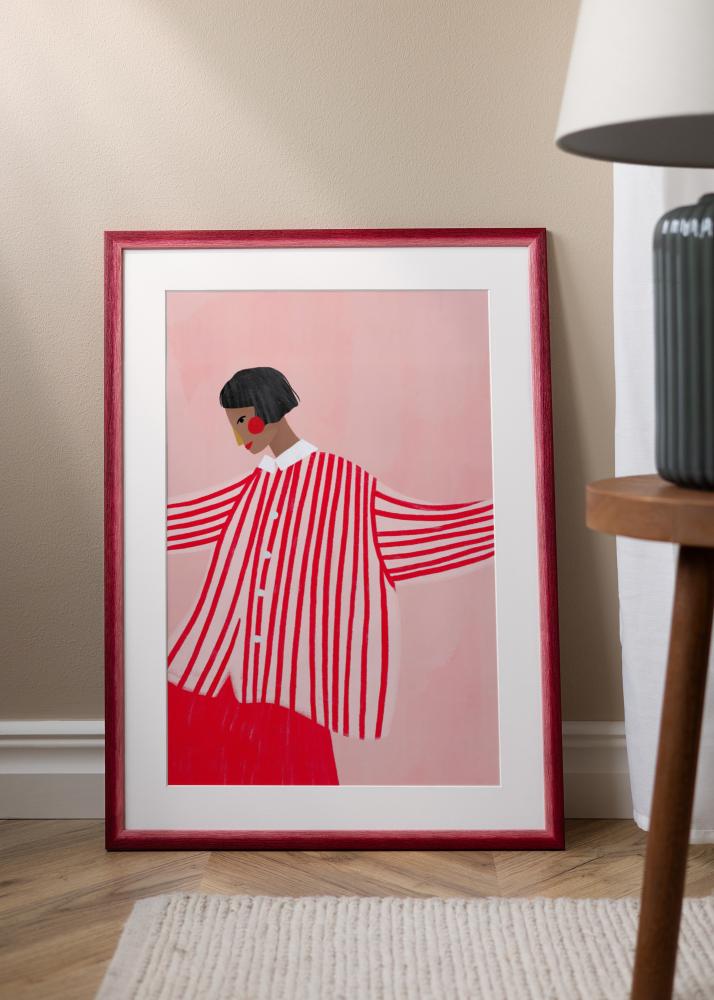 Cornice Cornwall Vetro acrilico Rosso scuro 30x30 cm