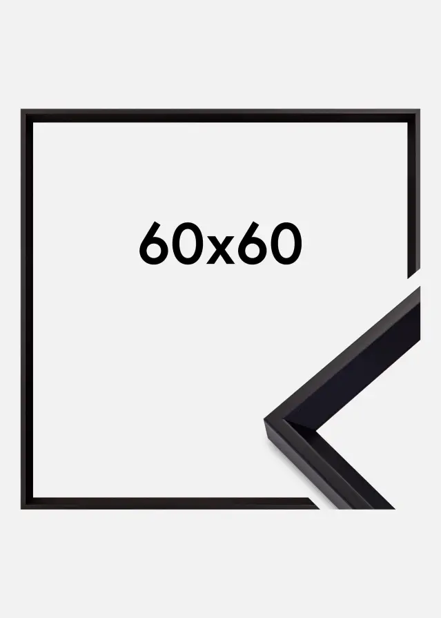 Cornice Globe Vetro acrilico Nero 60x60 cm