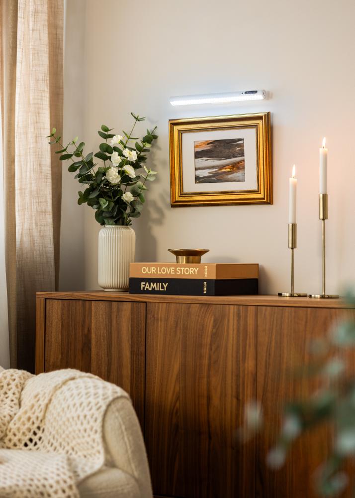 KAILA Illuminazione per quadri a batteria 35 cm - Bianco