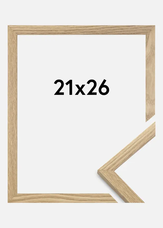 Cornice Trendy Vetro Acrilico Rovere 21x26 cm