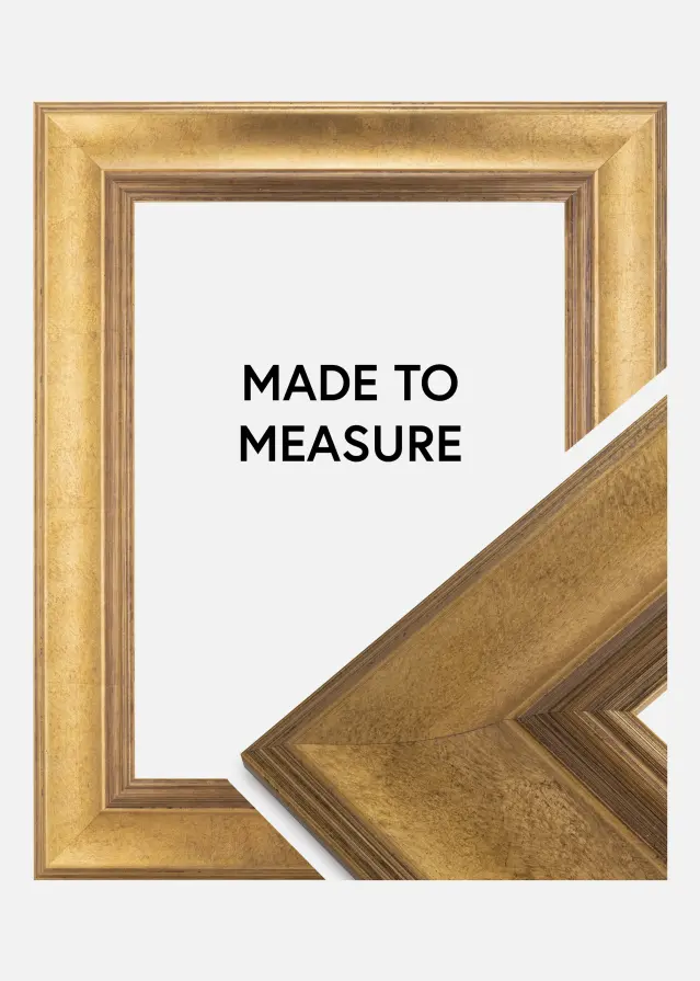 Cornice Belfast Oro scuro - Dimensioni personalizzabili