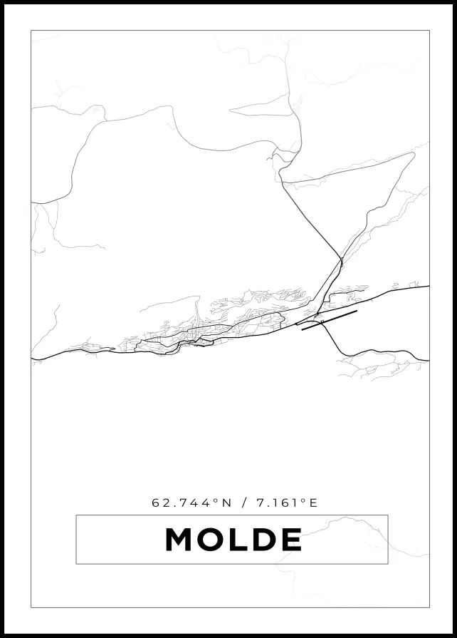 Mappa - Molde - Poster bianco