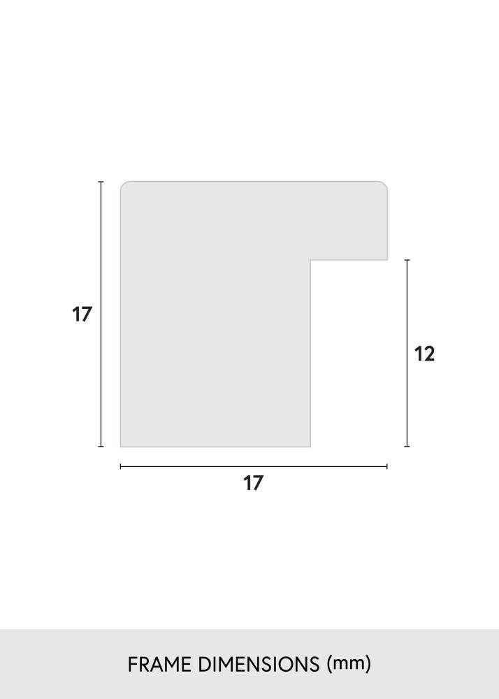 Cornice Kent Vetro acrilico Rosso 20x30 cm