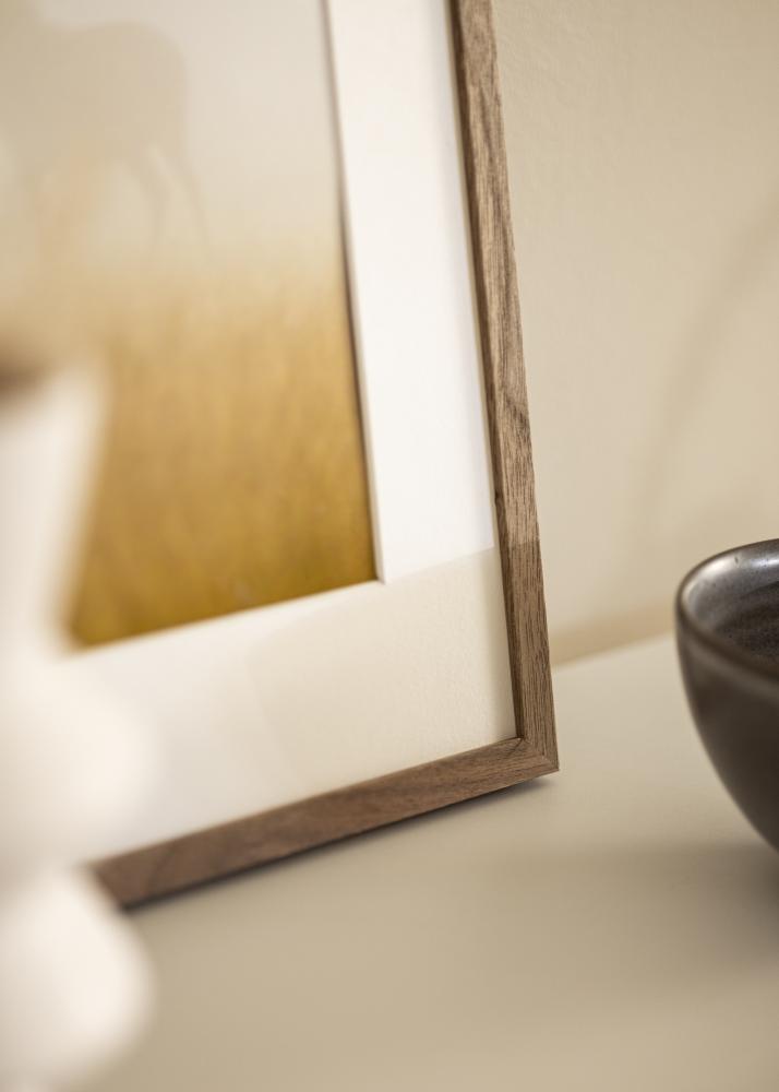 Cornice Soul Walnut Veneer Vetro acrilico 13x18 cm