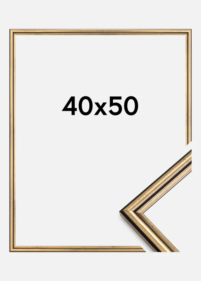 Cornice Horndal Vetro acrilico Oro 40x50 cm