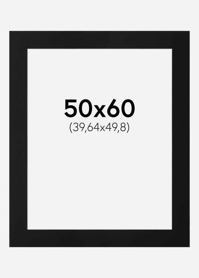 Passe-partout Canson Nero (Bordo interno bianco) 50x60 cm (39,64x49,8)