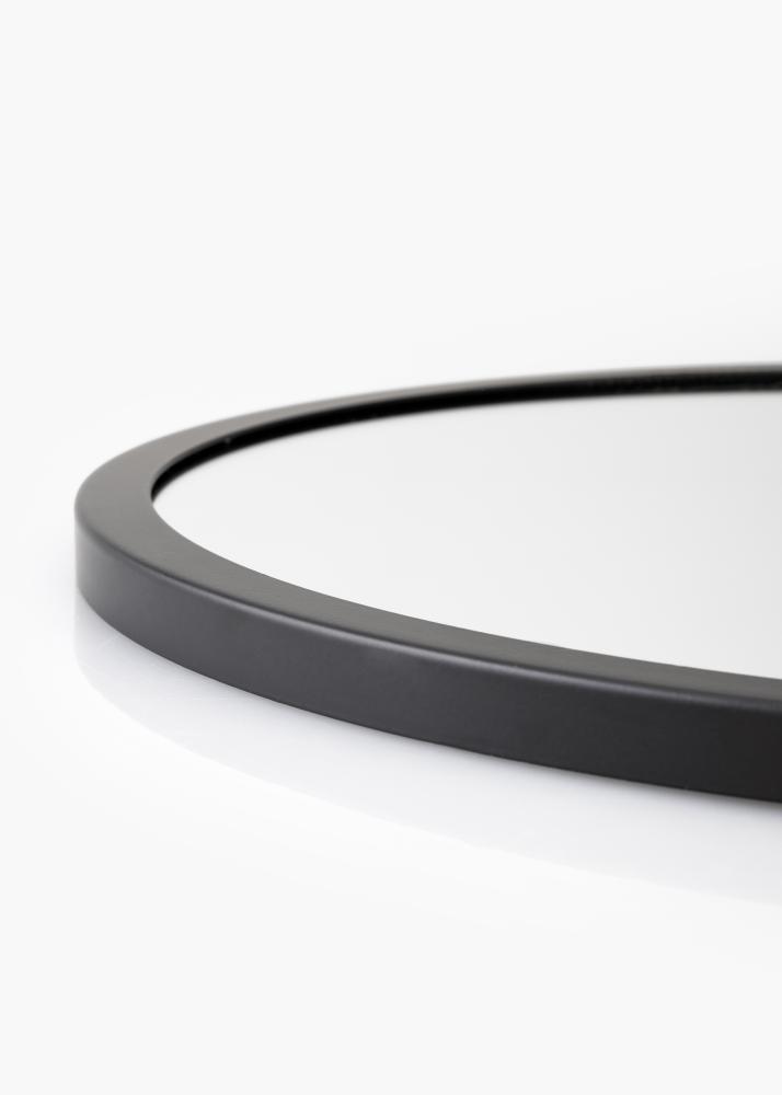 KAILA Rotondo Specchio Rope - Nero 30 cm Ø