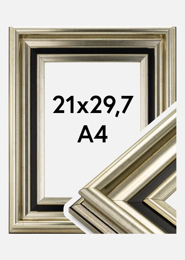 Cornice Gysinge Premium Argento 21x29,7 cm (A4)