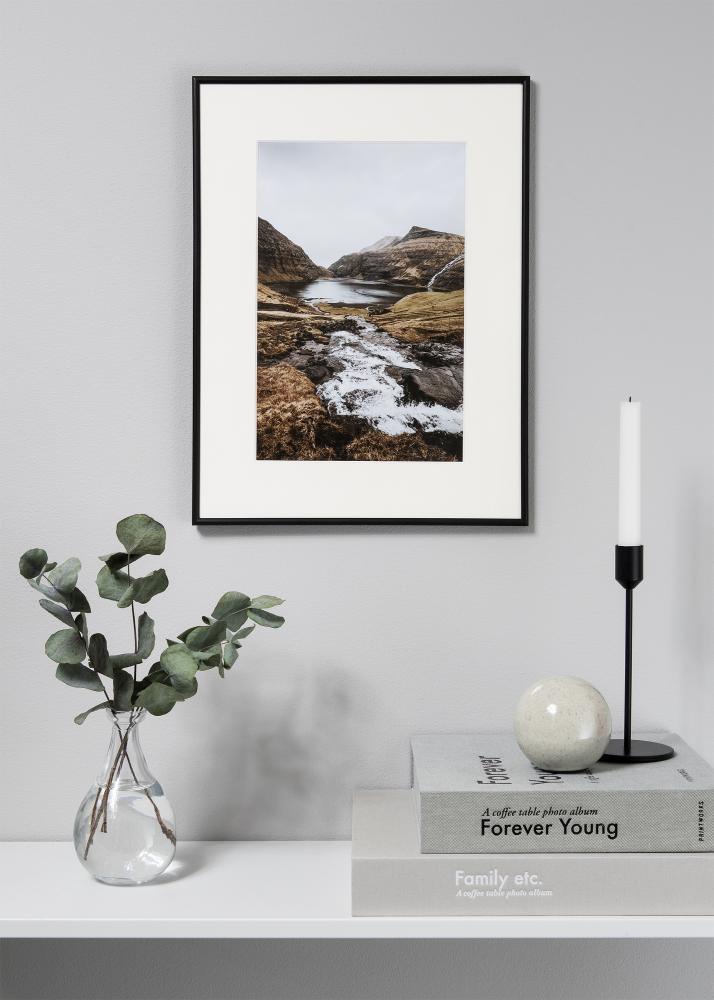 Passe-partout XL Standard Bianco (Bordo interno bianco) 60x80 cm (41x58,4 - A2)