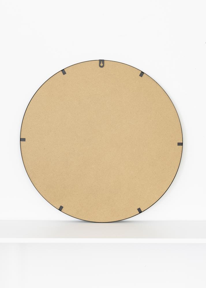 KAILA Rotondo Specchio Triangles - Nero 55 cm Ø