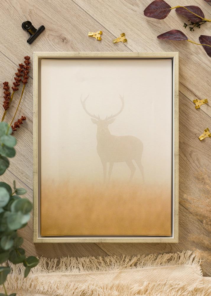 Cornice per Tele Ra Bianco/Argento - Su misura