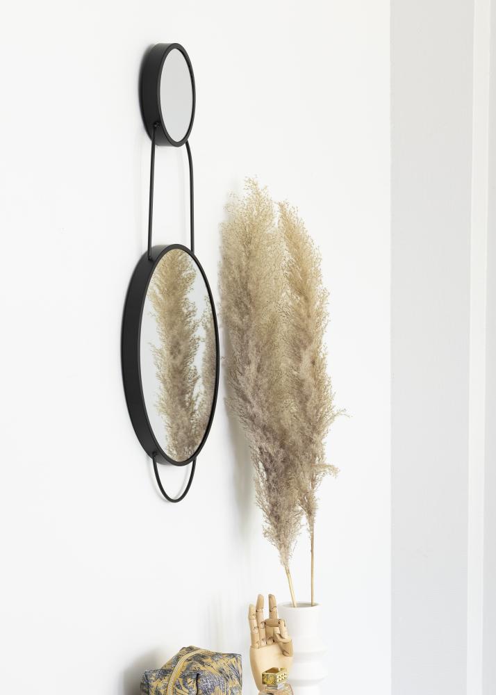 KAILA Specchio Combination - Nero 35x71 cm