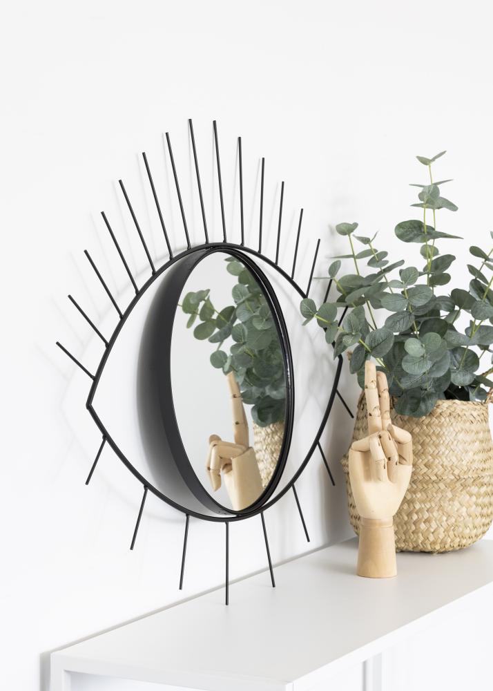 KAILA Specchio Eye - Nero 54x69 cm