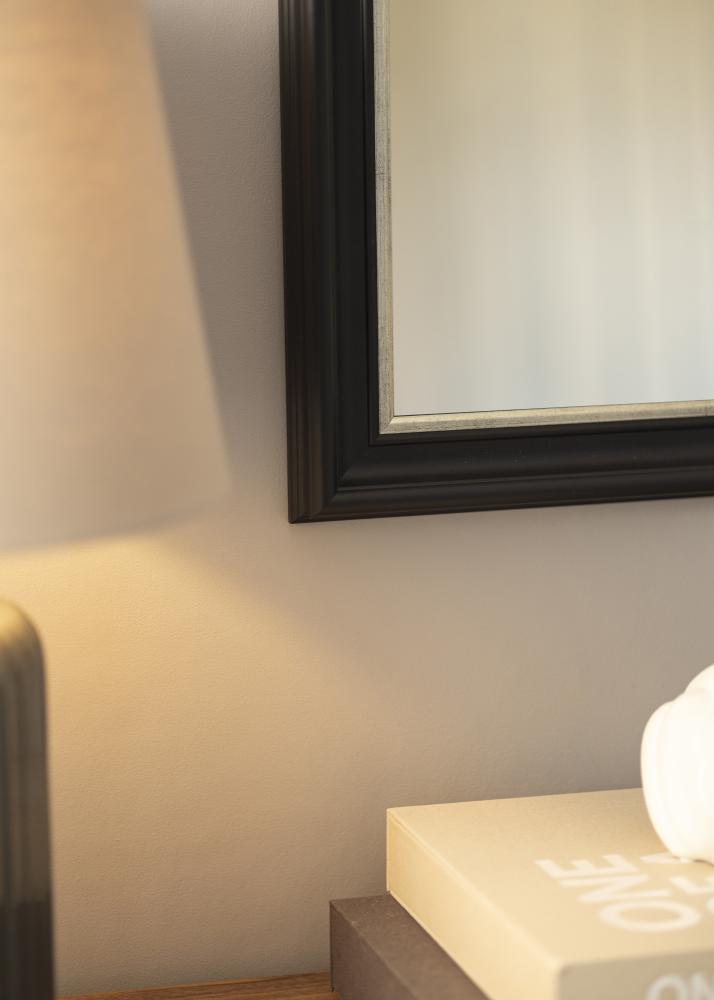 Specchio Mora Nero-argento - Misure personalizzate