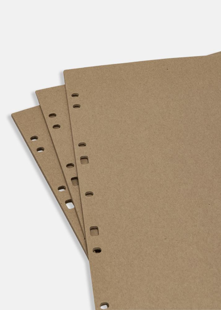 Fogli per album Timesaver SA4 - 30 Fogli marroni