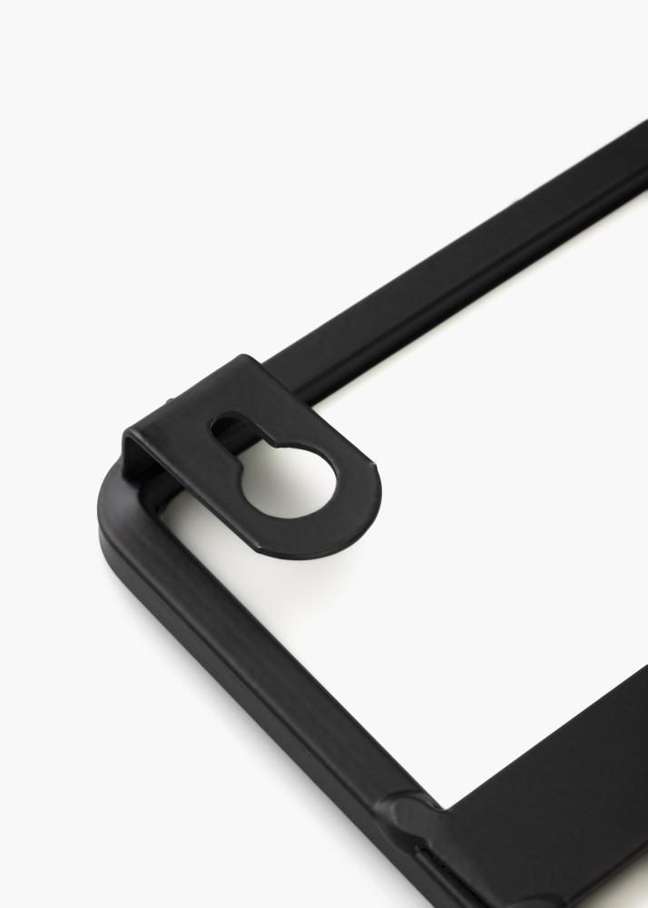 KAILA Specchio con mensola - Nero 31x60 cm