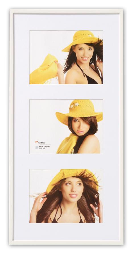 New Lifestyle Cornici multiple Bianco - 3 Immagini (15x20 cm)