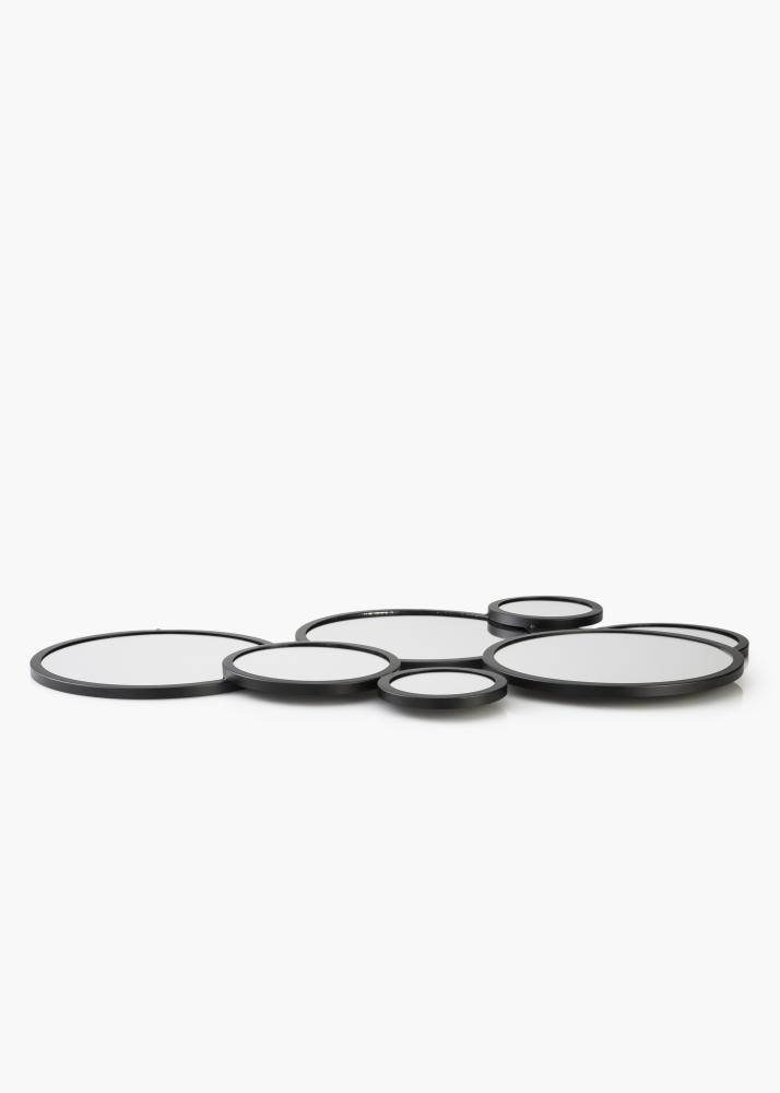 KAILA Specchio Bubbles - Nero 72x43 cm