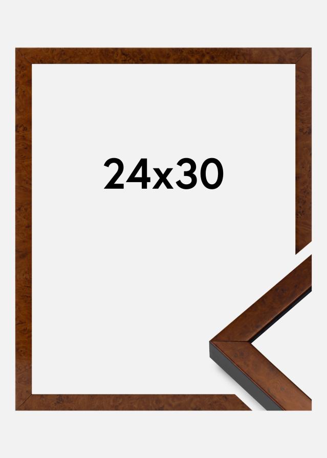 Cornice Ares Vetro Acrilico Burr Walnut 24x30 cm