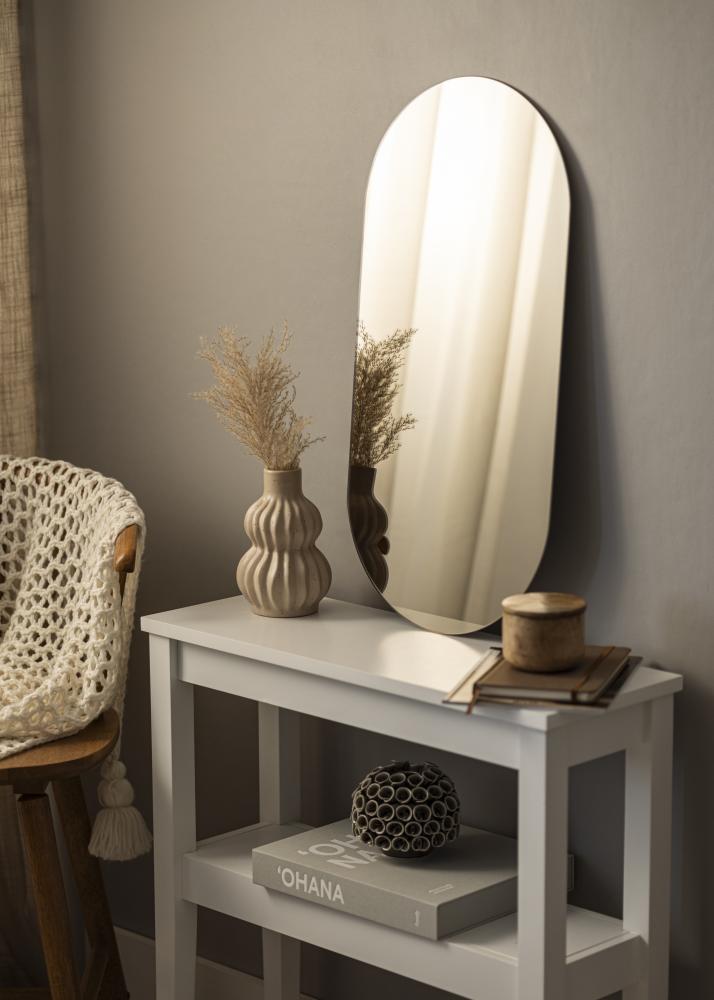 KAILA Specchio Ovale Dark Bronze 35x70 cm