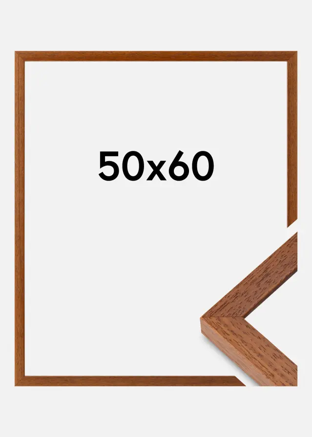 Cornice Hermes Vetro Acrilico Faggio 50x60 cm