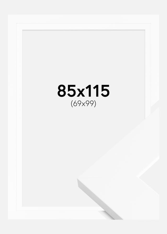 Härjedalen Bianco 85x115 cm - Passe-partout Bianco 70x100 cm