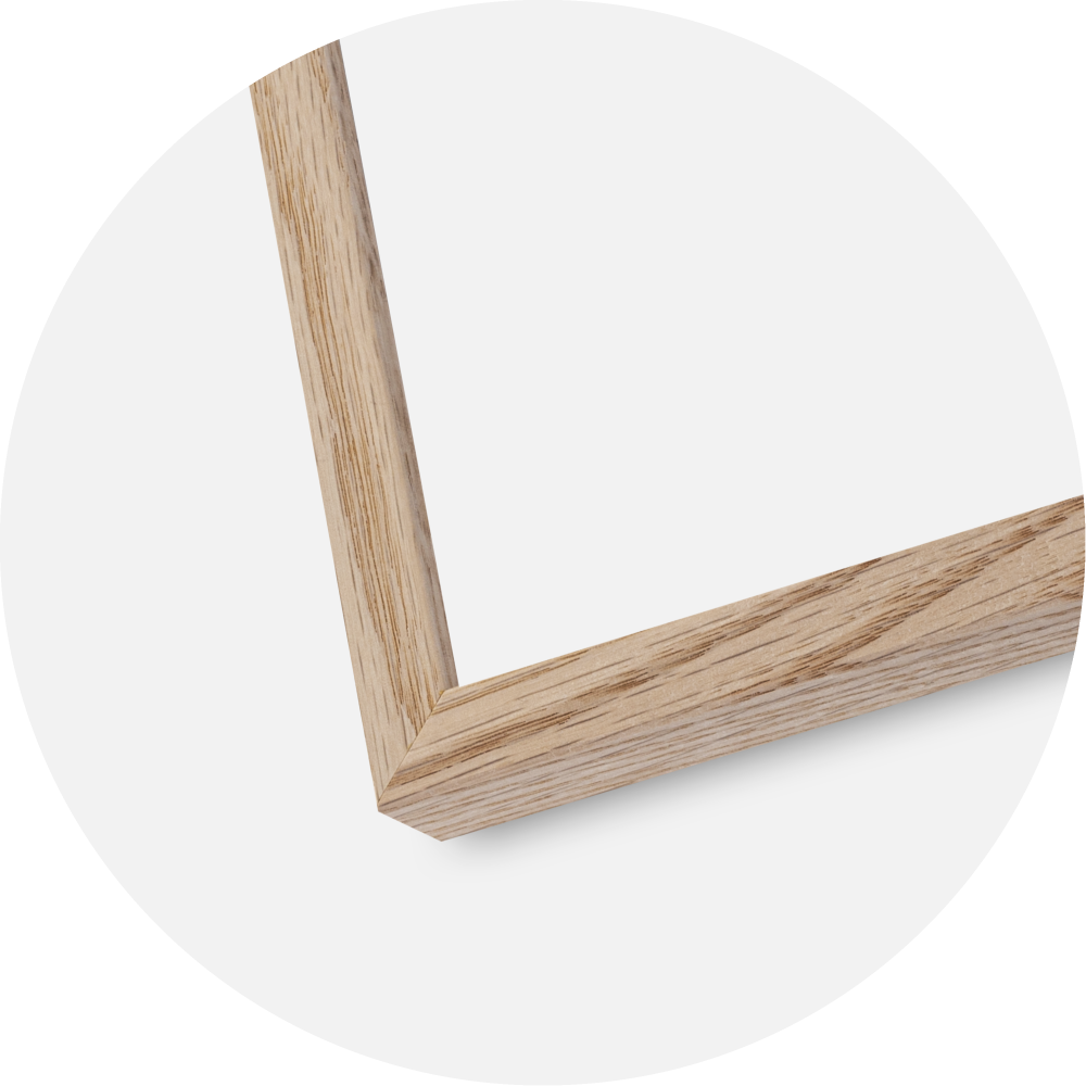 Cornice E-Line Wide Rovere 70x100 cm - Passe-partout Nero 59,4x84 cm (A1)