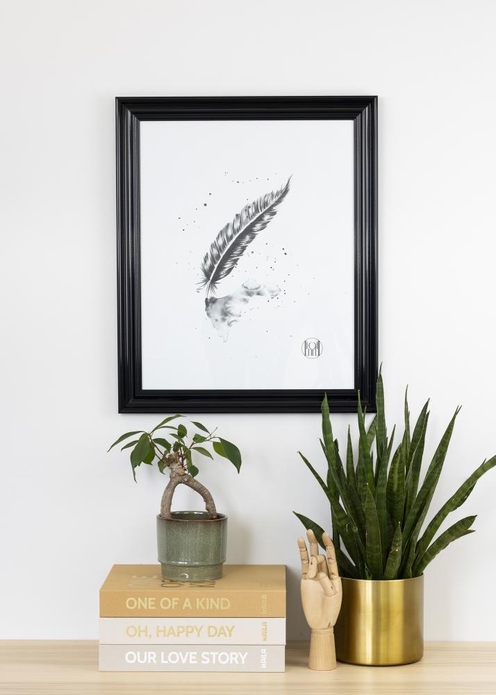 Cornice Charleston Nero 15x20 cm