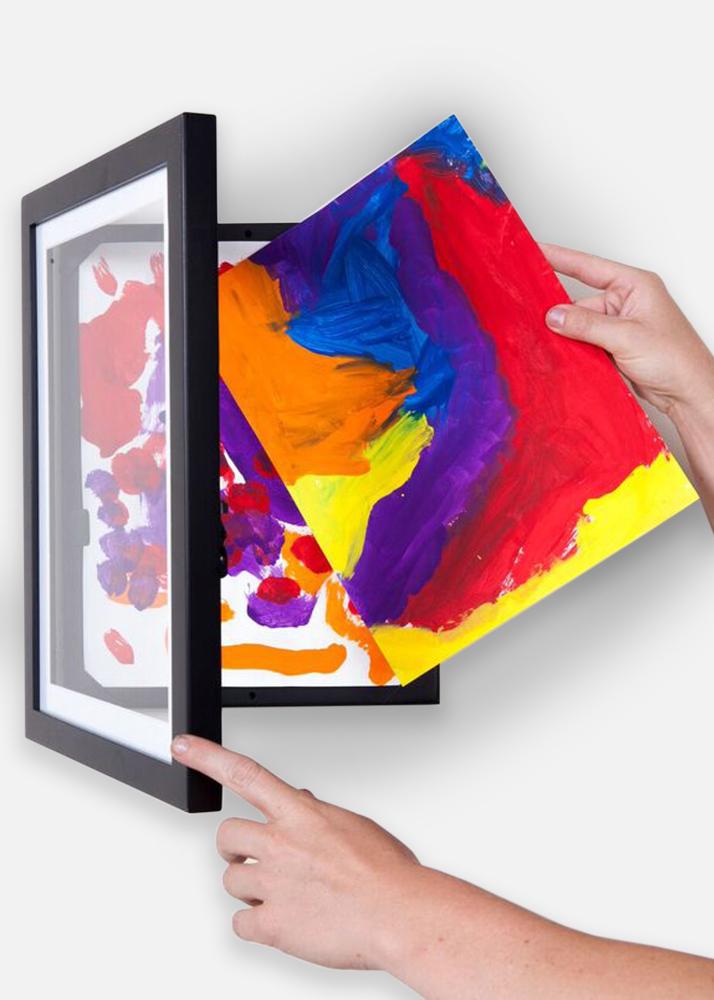 Cornice Little Davinci Cornici per disegni A4 Nero