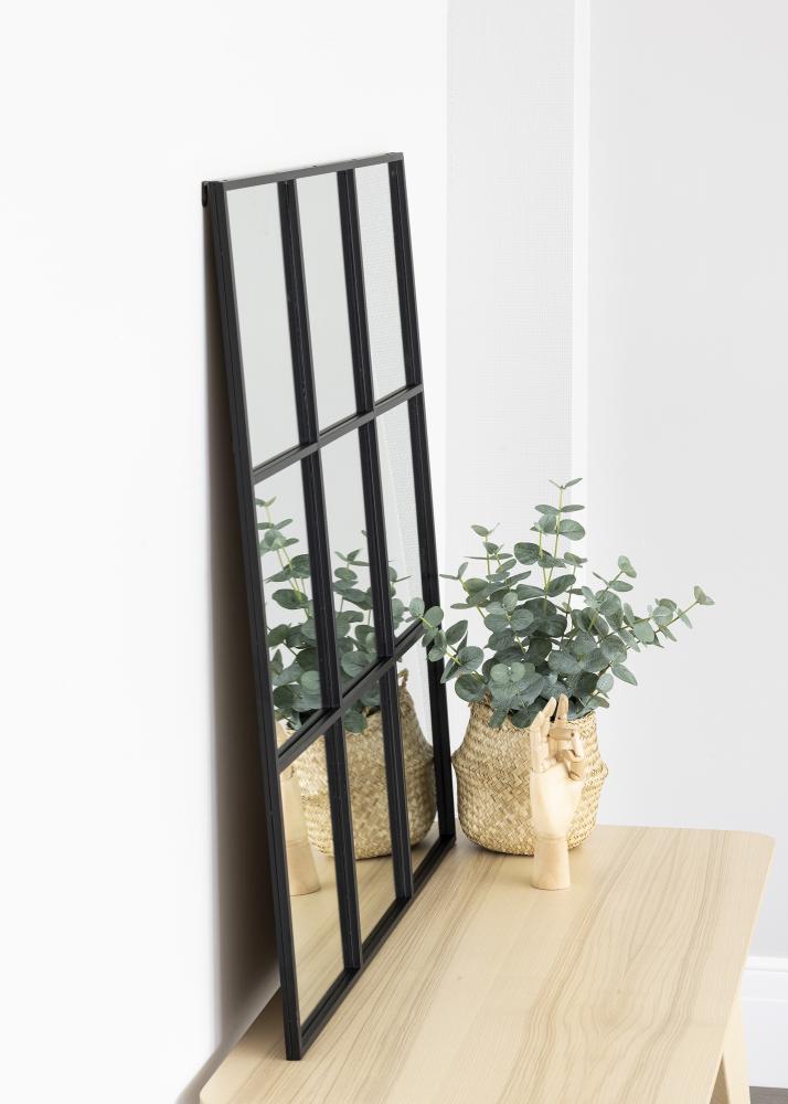 KAILA Specchio Squares - Nero 90x90 cm