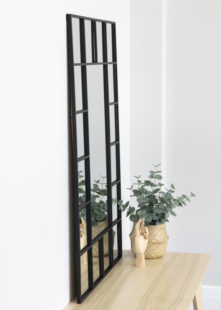 KAILA Specchio Window - Nero 80x120 cm