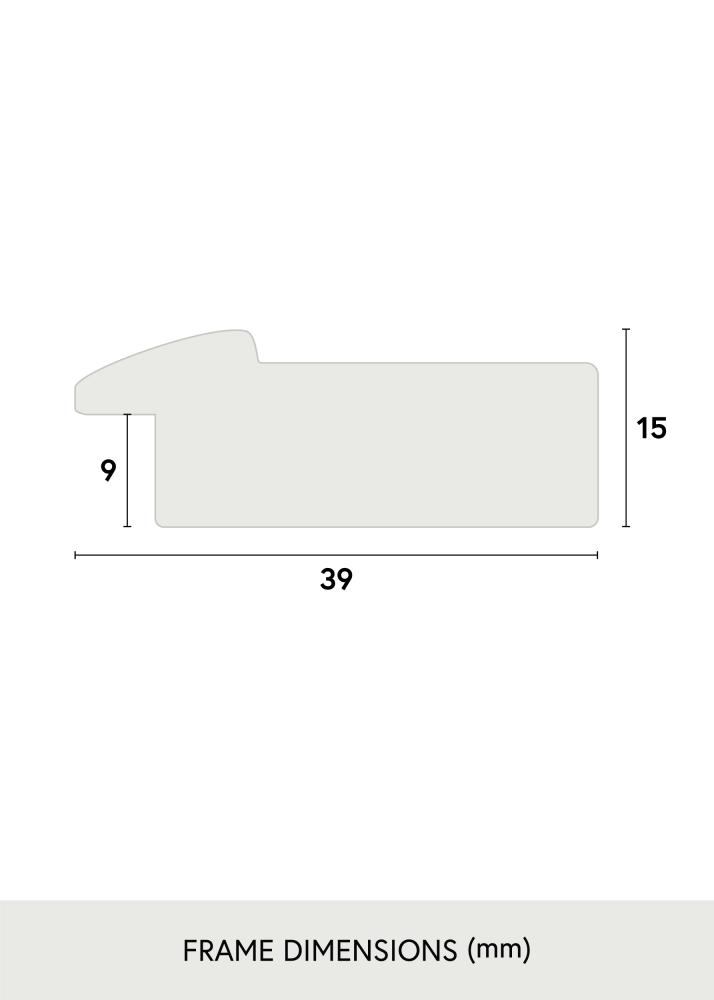Specchio Färila Arancione - Misure personalizzate