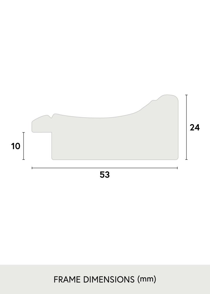 Cornice Roxen Oro screziato - Dimensioni personalizzabili