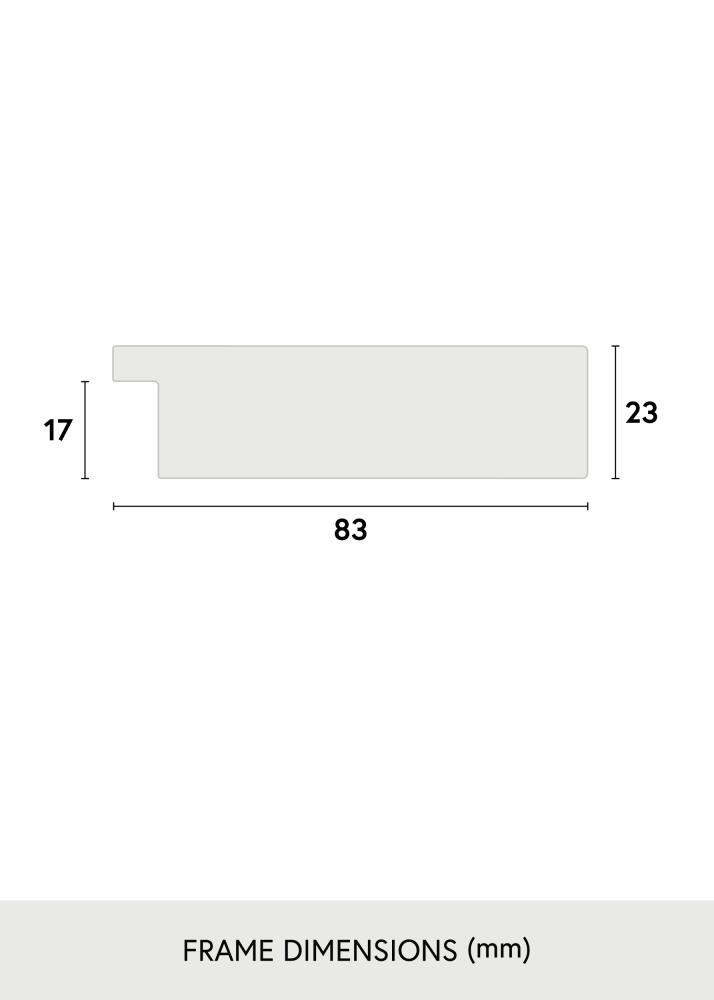 Cornice Högsjö Bianco - Dimensioni personalizzabili