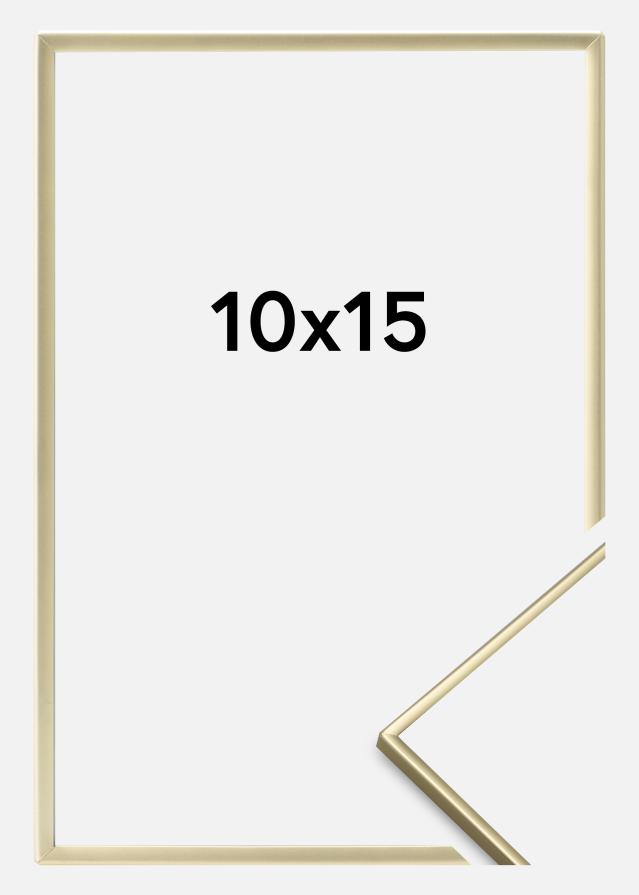Cornice Liscio Metallo Oro 10x15 cm