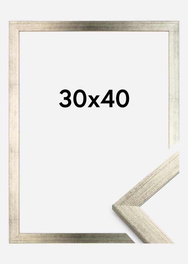 Cornice Stilren Vetro acrilico Argento 30x40 cm