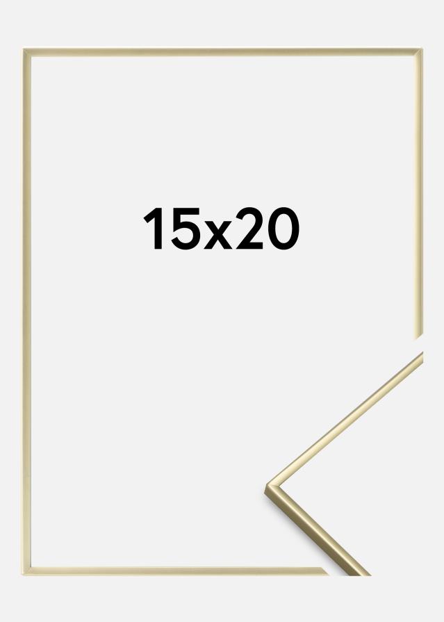 Cornice Liscio Metallo Oro 15x20 cm