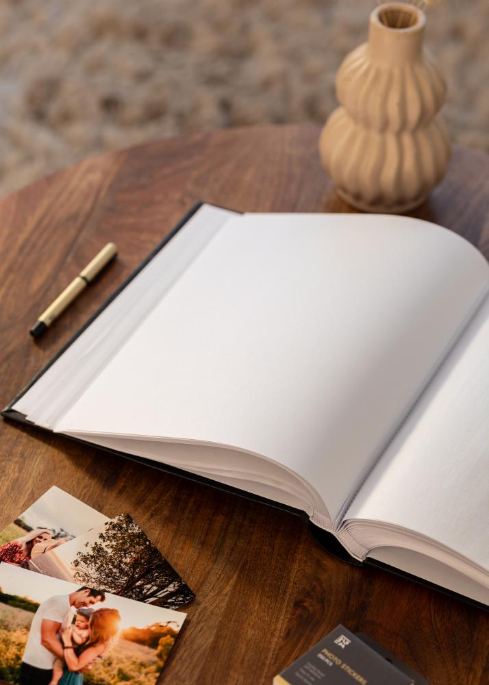 Classico Album Nero - 32x34 cm (100 Pagine bianche / 50 fogli)